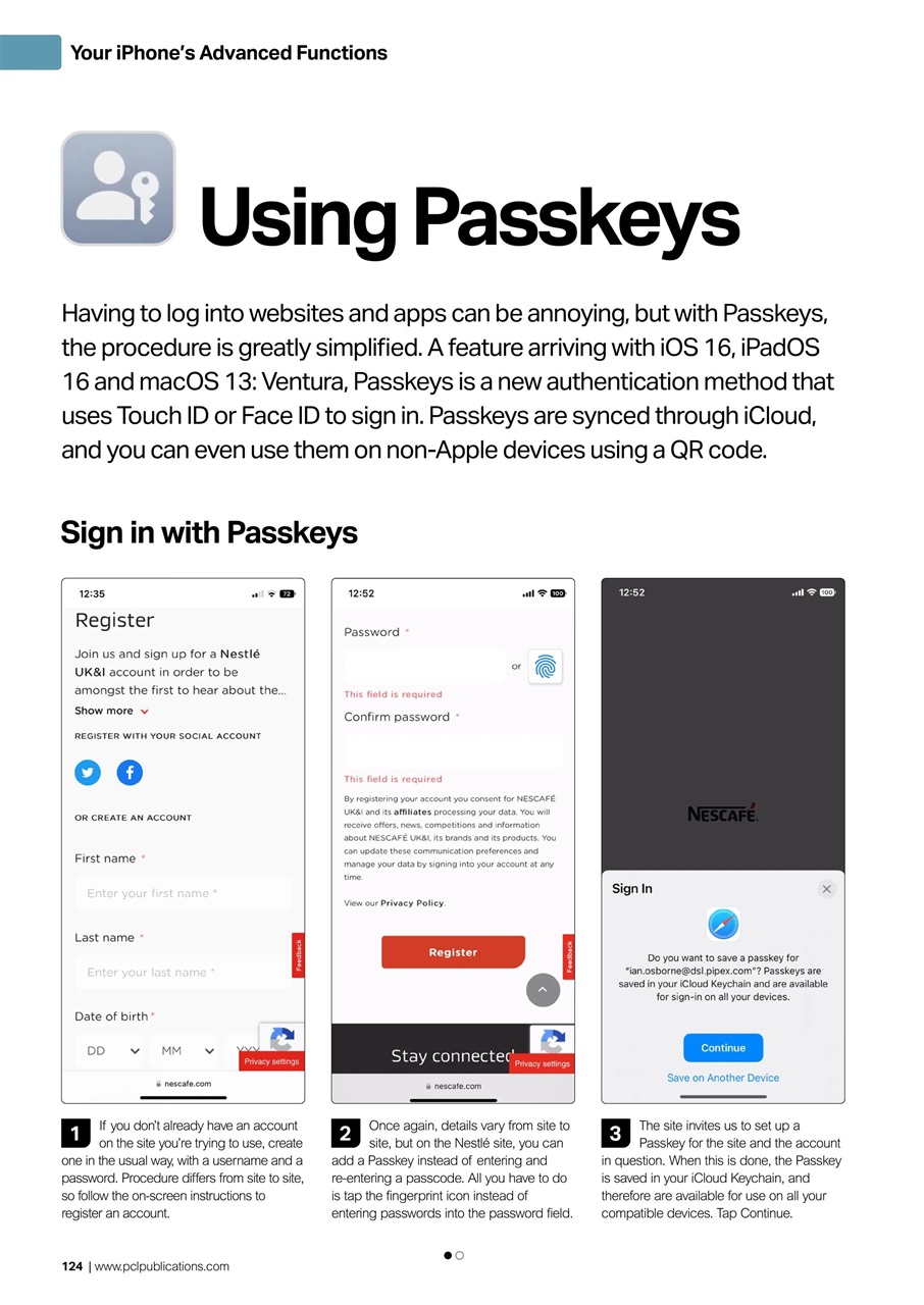 Essential Apple User Preview Pages
