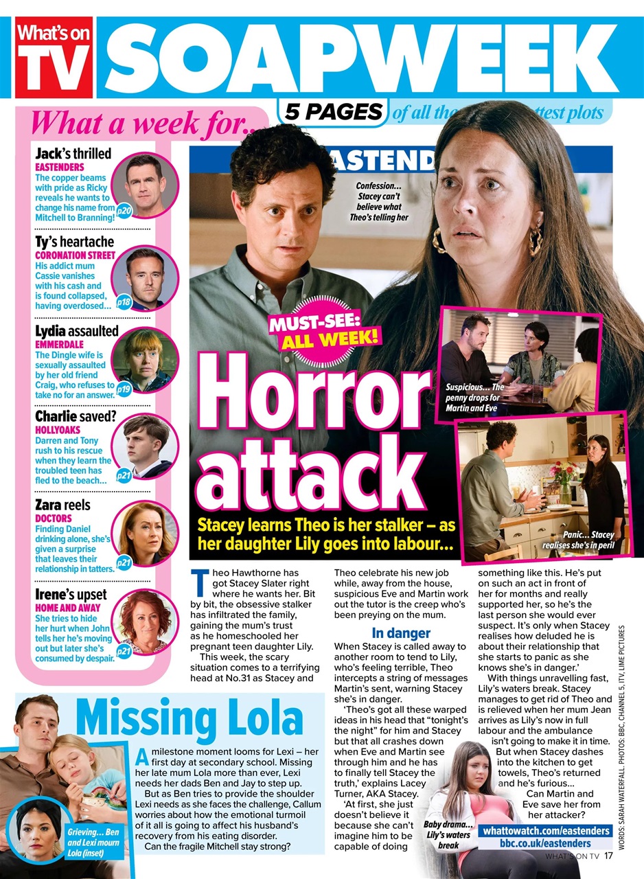 What's on TV Preview Pages