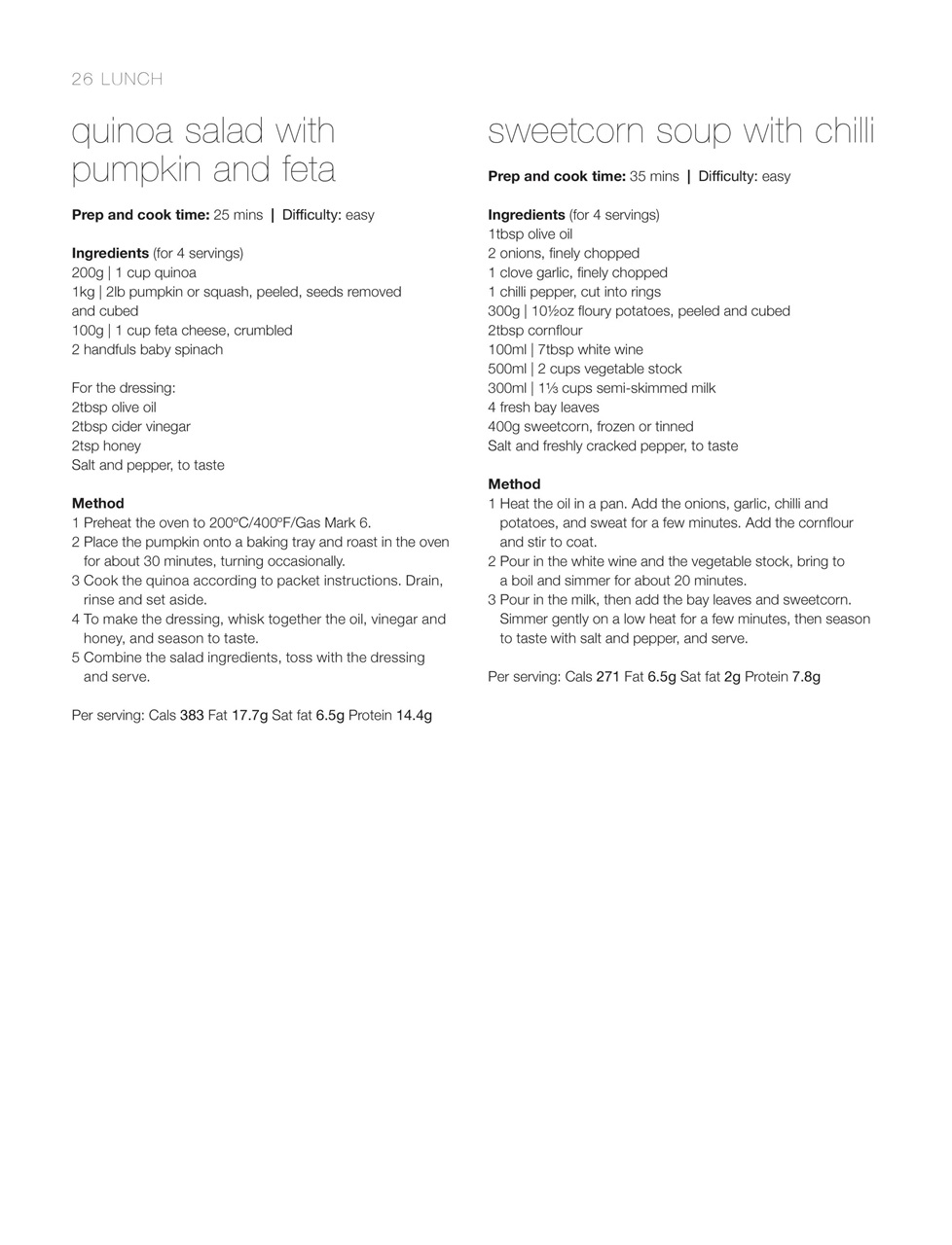 Women’s Fitness Guides Preview Pages