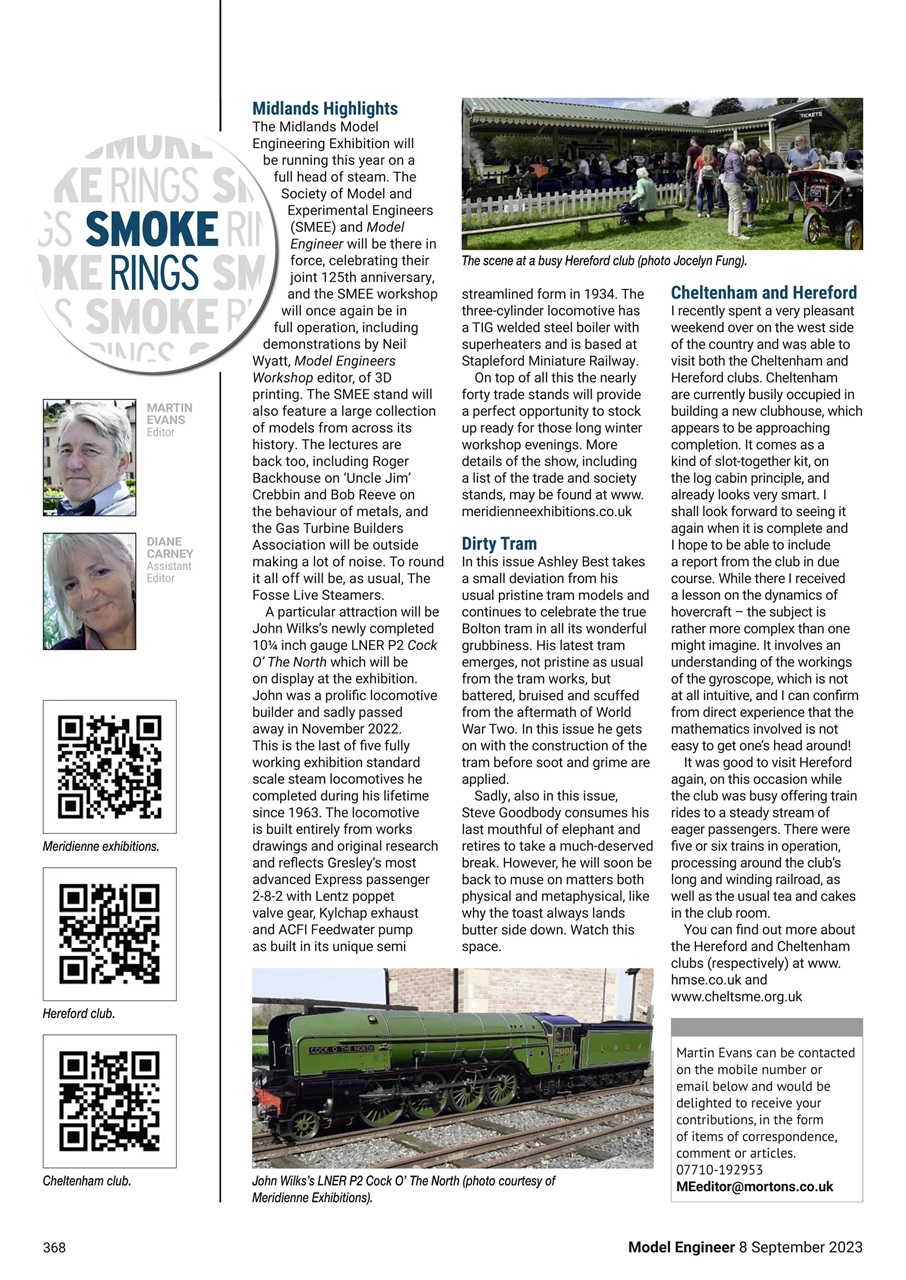 Model Engineer Preview Pages