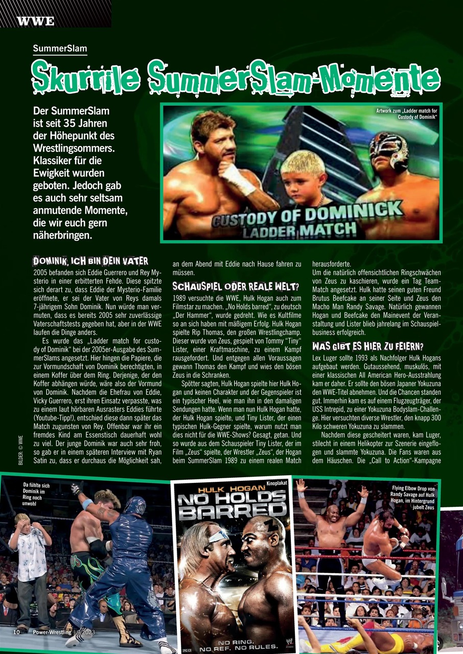 Power-Wrestling Preview Pages