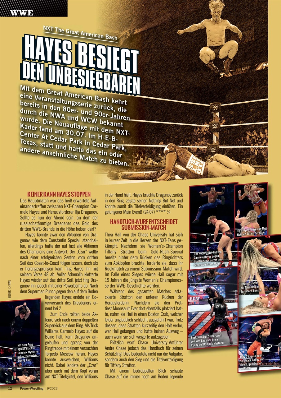 Power-Wrestling Preview Pages