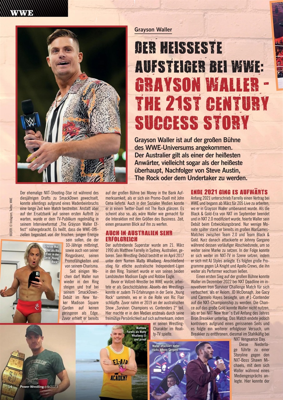 Power-Wrestling Preview Pages