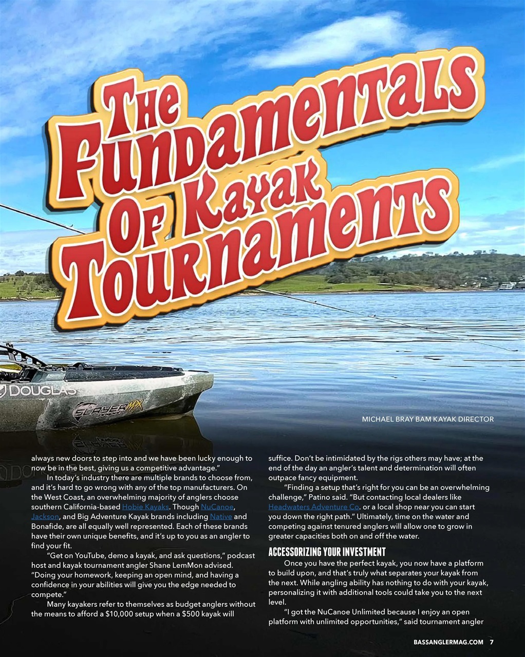 BASS ANGLER MAGAZINE Preview Pages