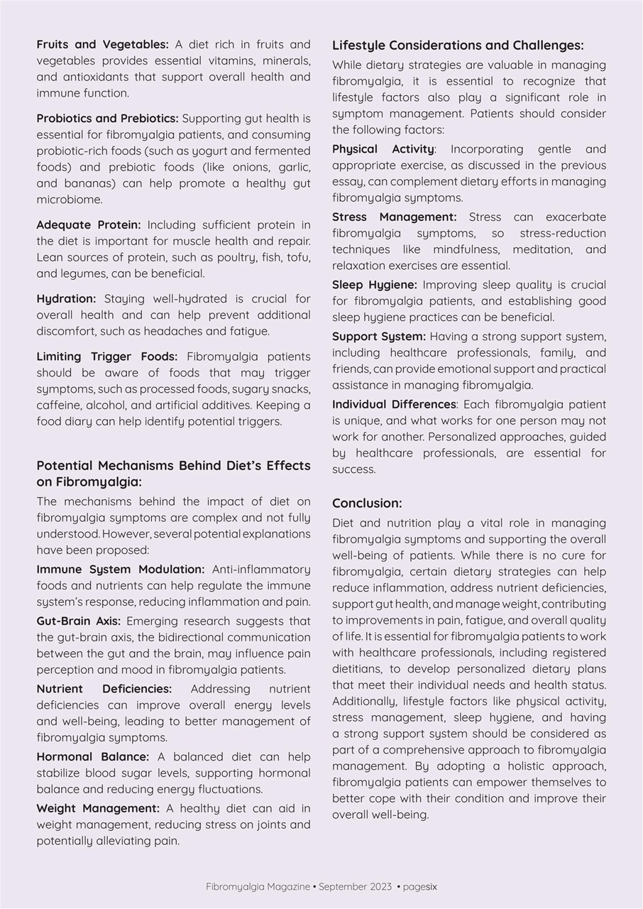 Fibromyalgia Magazine Preview Pages