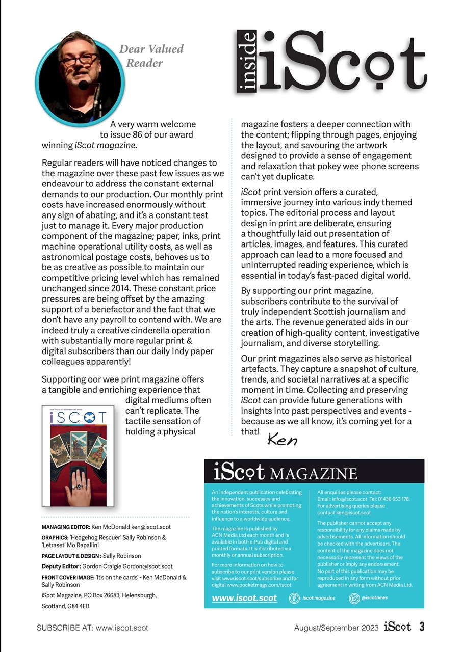 iScot Magazine Preview Pages