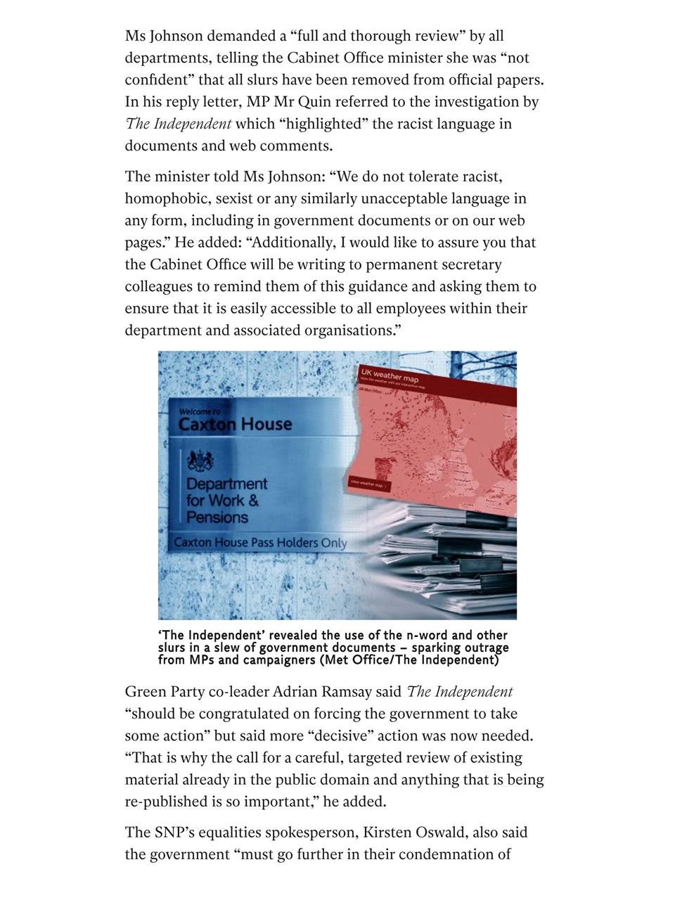 The Independent Daily Edition Newspaper Preview Pages