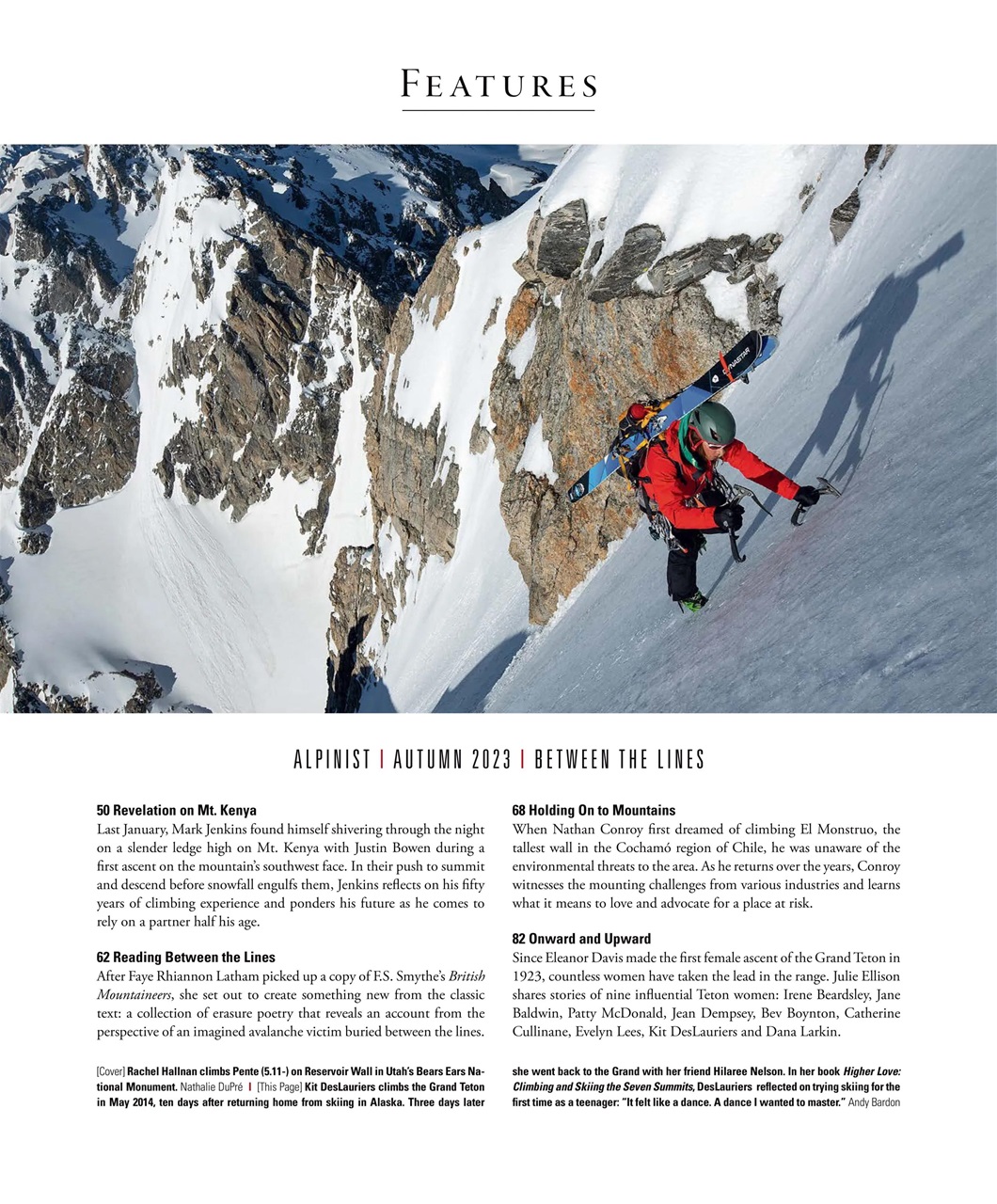 Alpinist Preview Pages