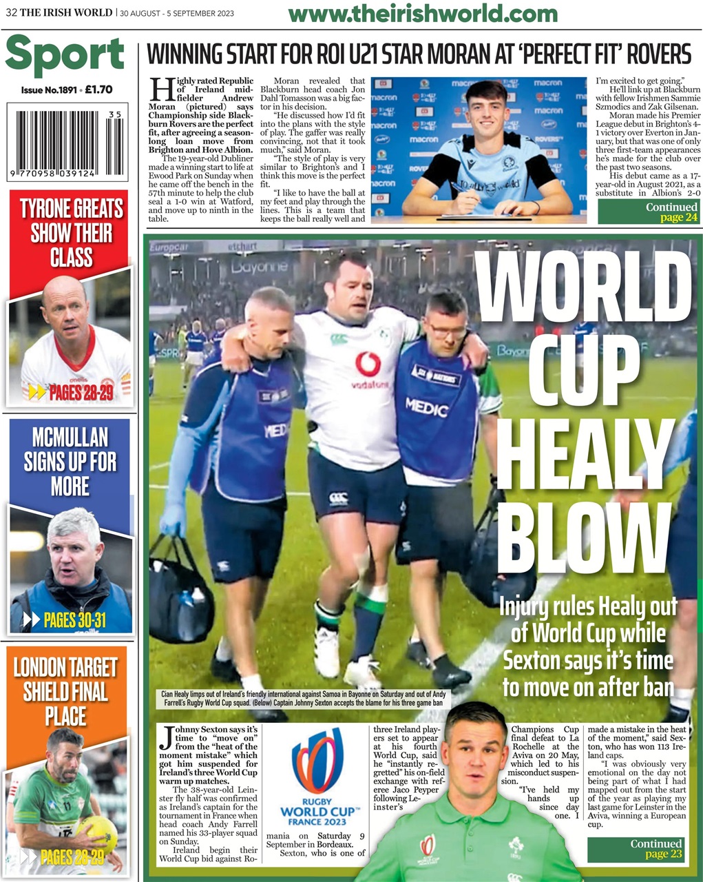 Irish World Preview Pages