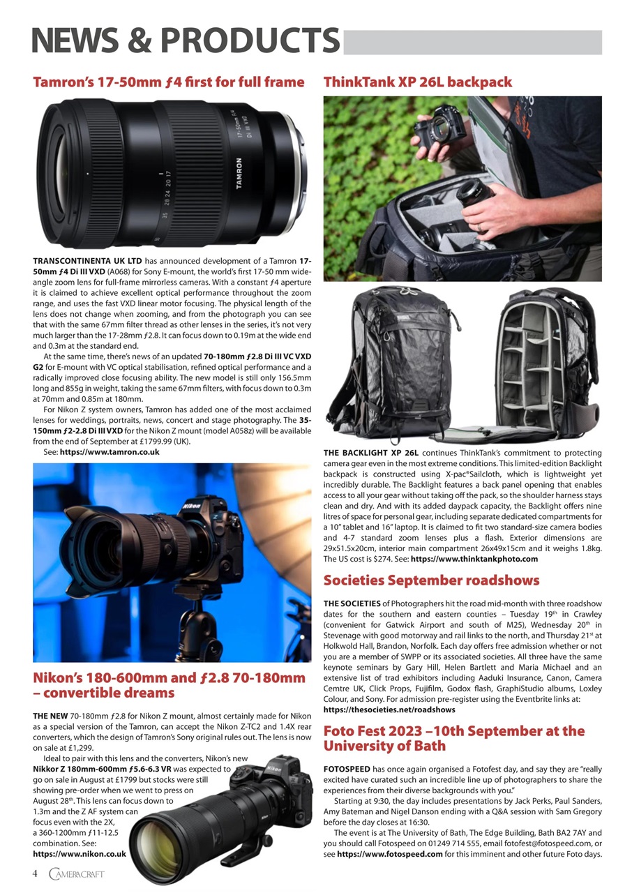 f2 Cameracraft Preview Pages