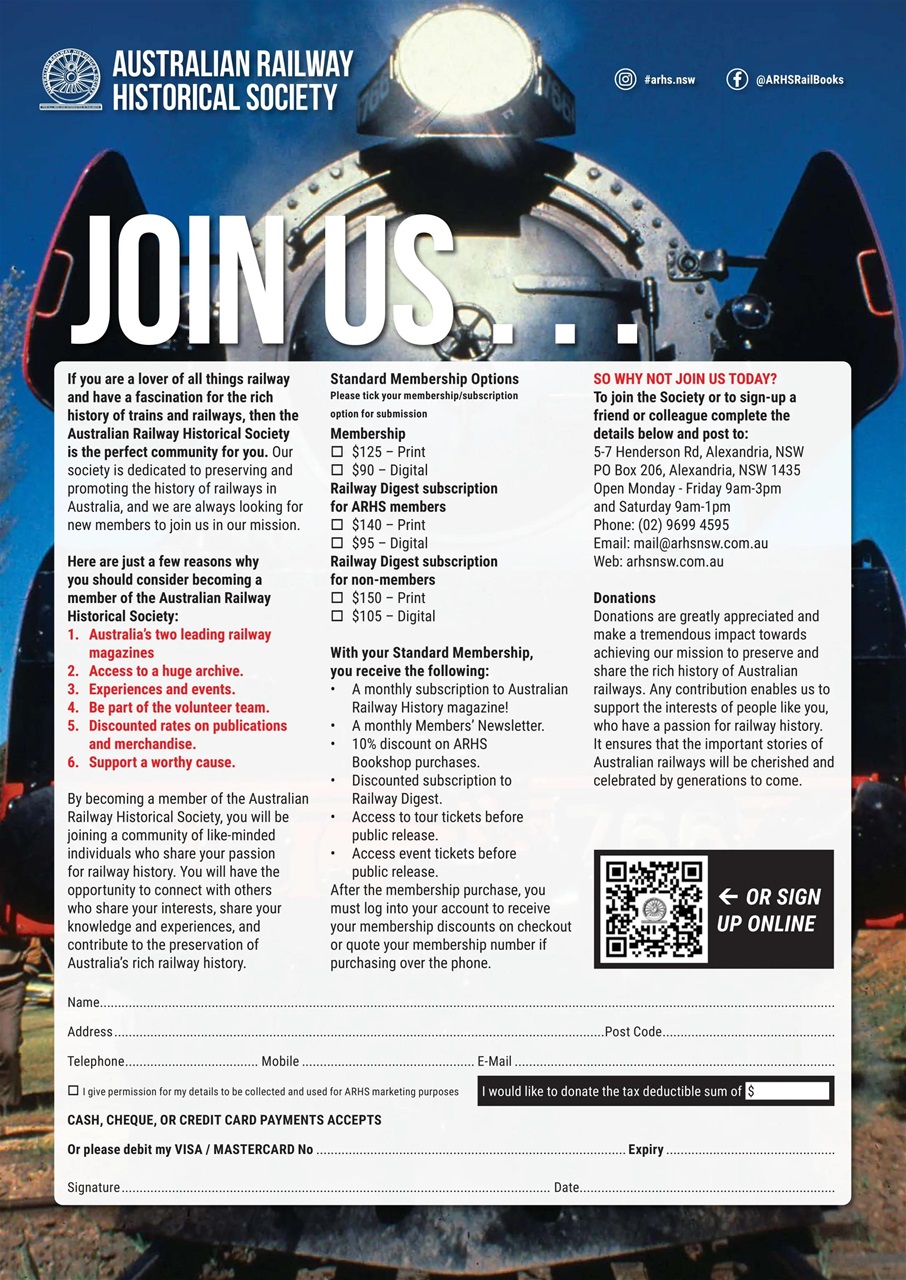 Australian Railway History Preview Pages