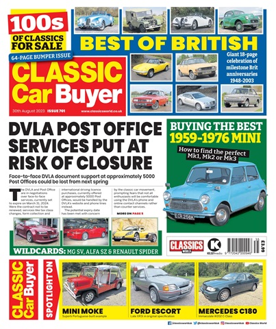 Classic Car Buyer issue 30 Aug 2023