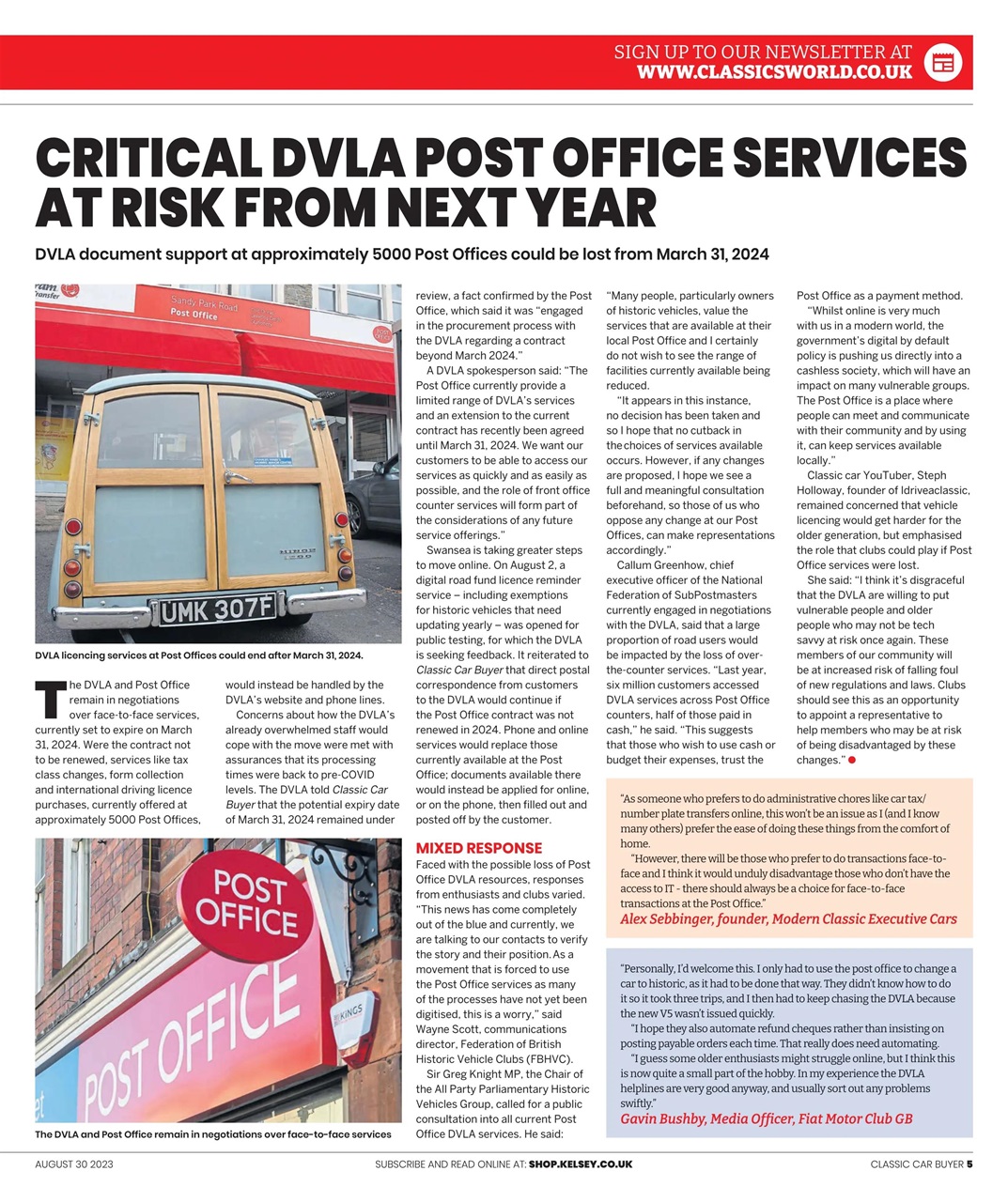 Classic Car Buyer Preview Pages