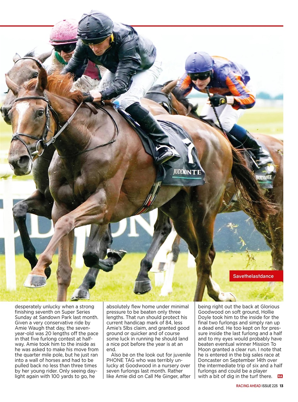 Racing Ahead Preview Pages