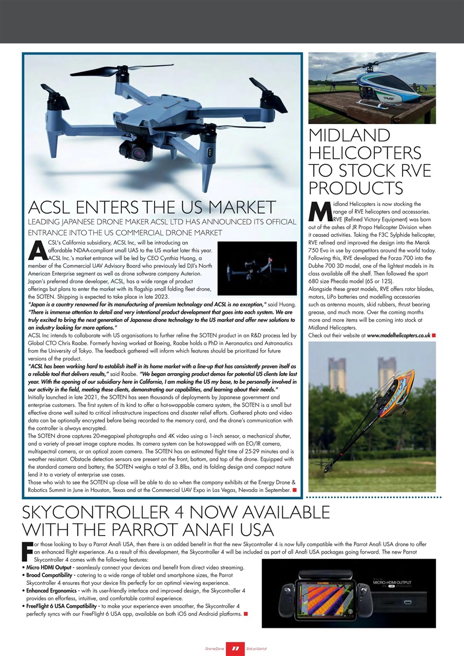 Radio Control DroneZone Preview Pages