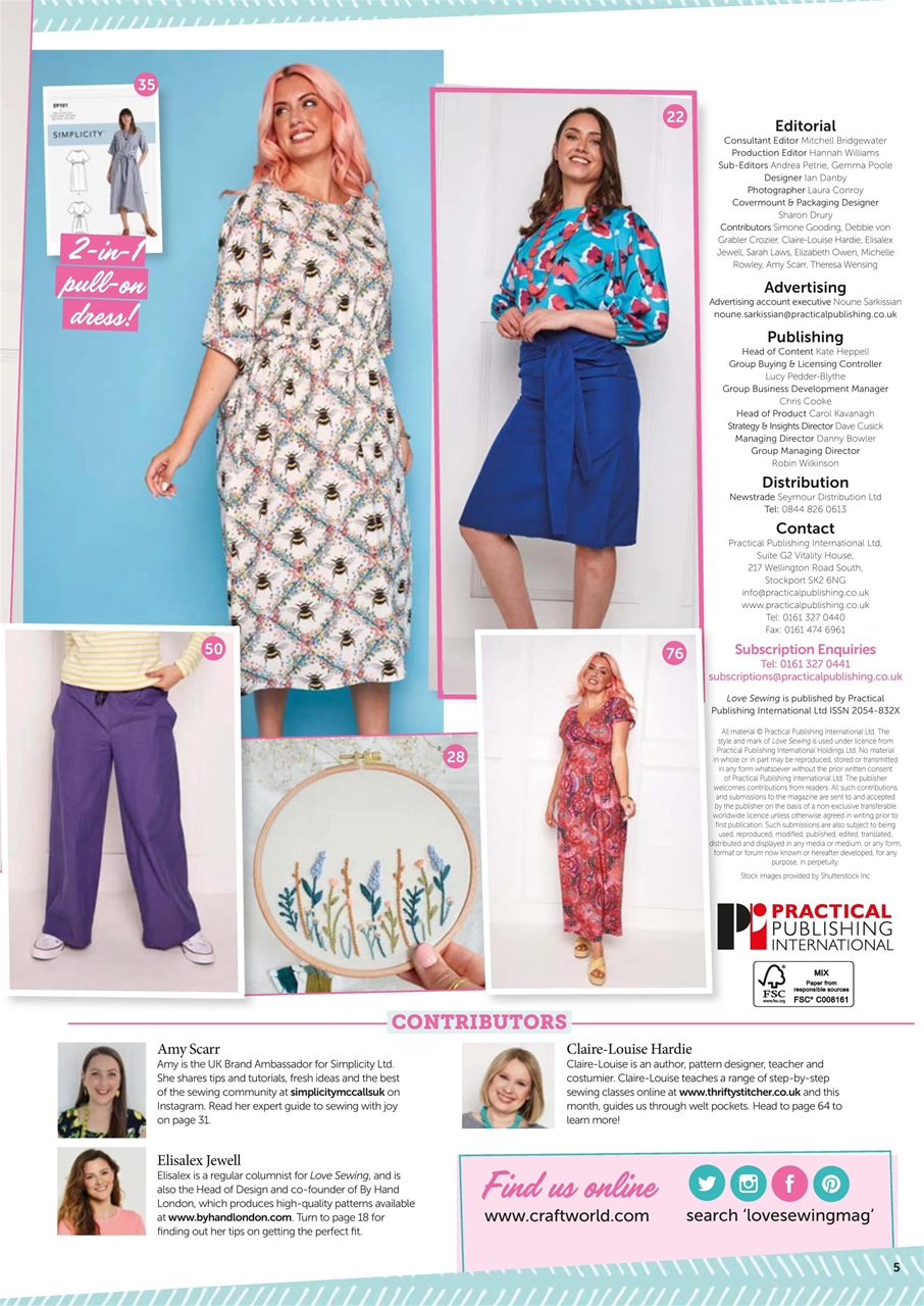 Love Sewing Preview Pages