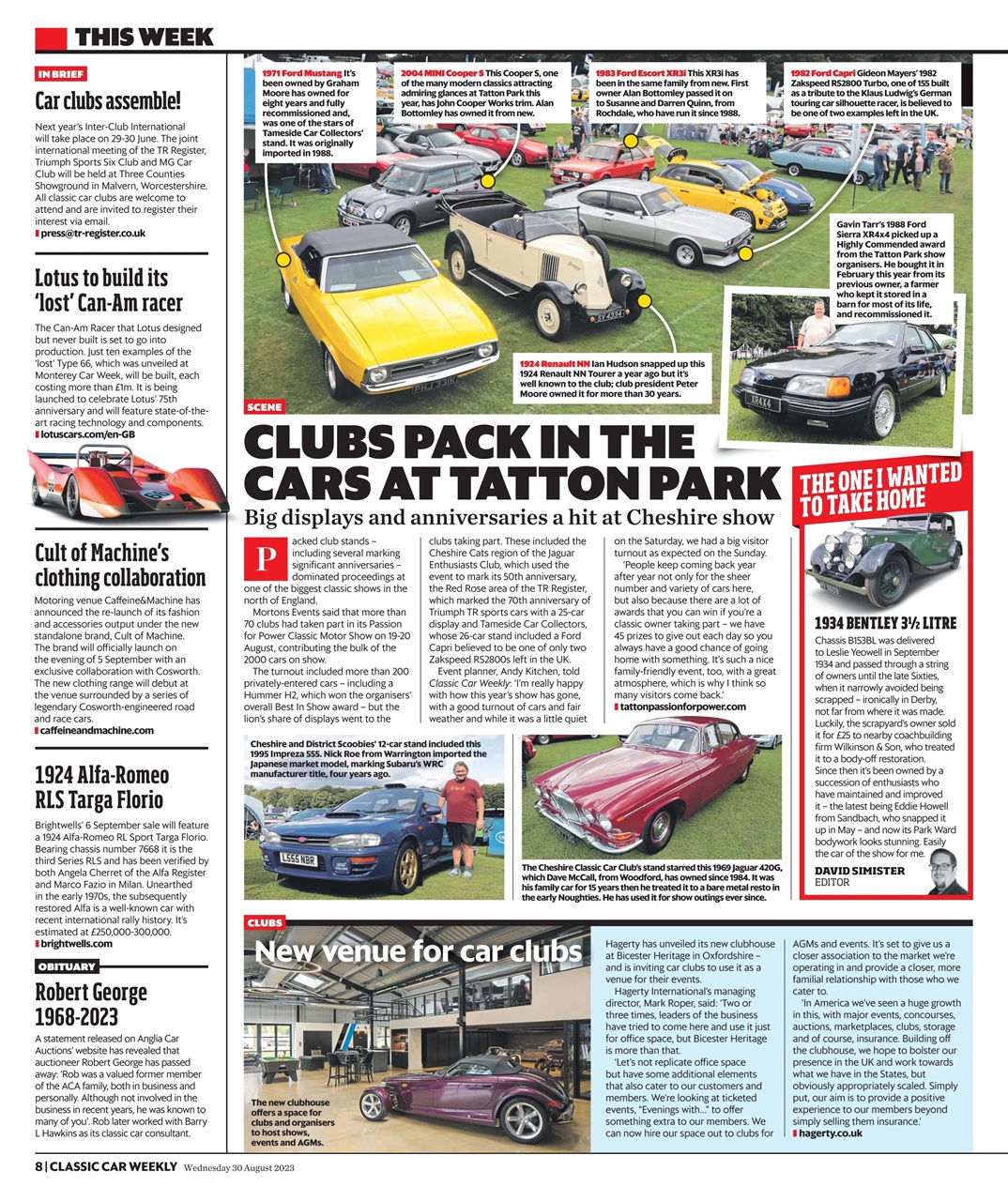 Classic Car Weekly Preview Pages