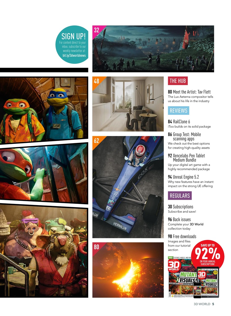 3D World Preview Pages