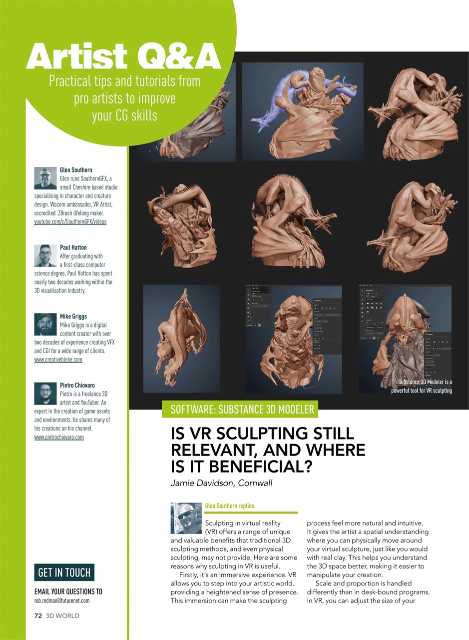 3D World Preview Pages