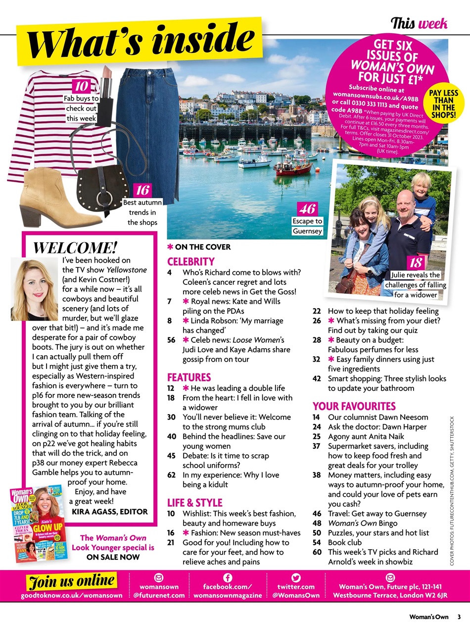 Woman's Own Preview Pages