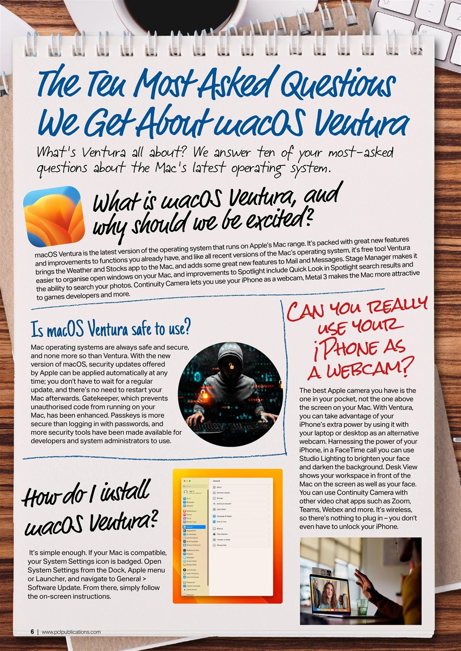 Mac + MacBook User Preview Pages