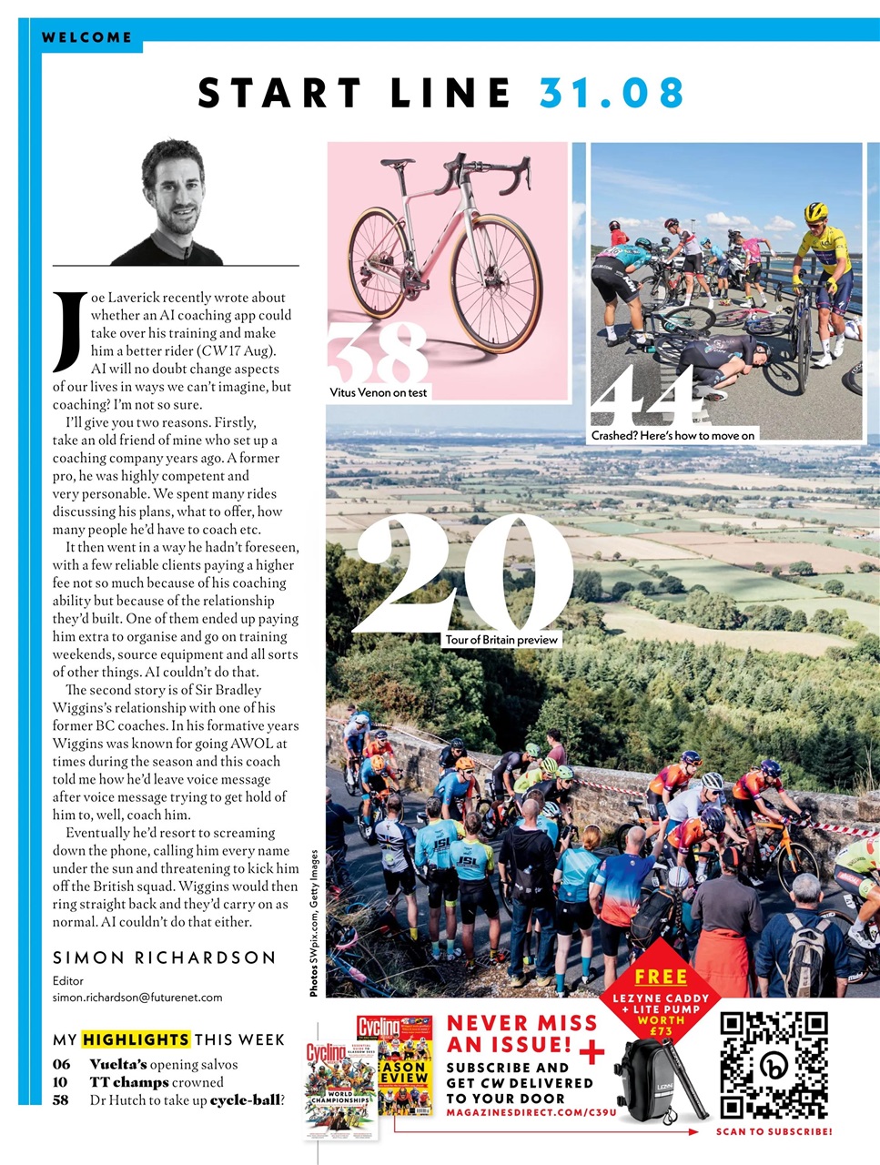 Cycling Weekly Preview Pages