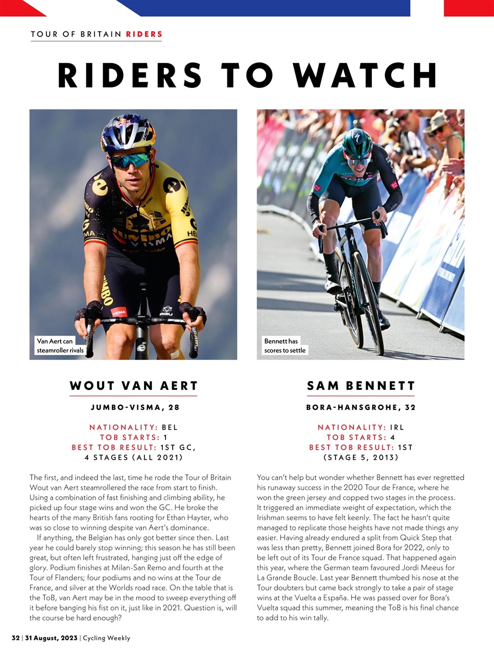 Cycling Weekly Preview Pages