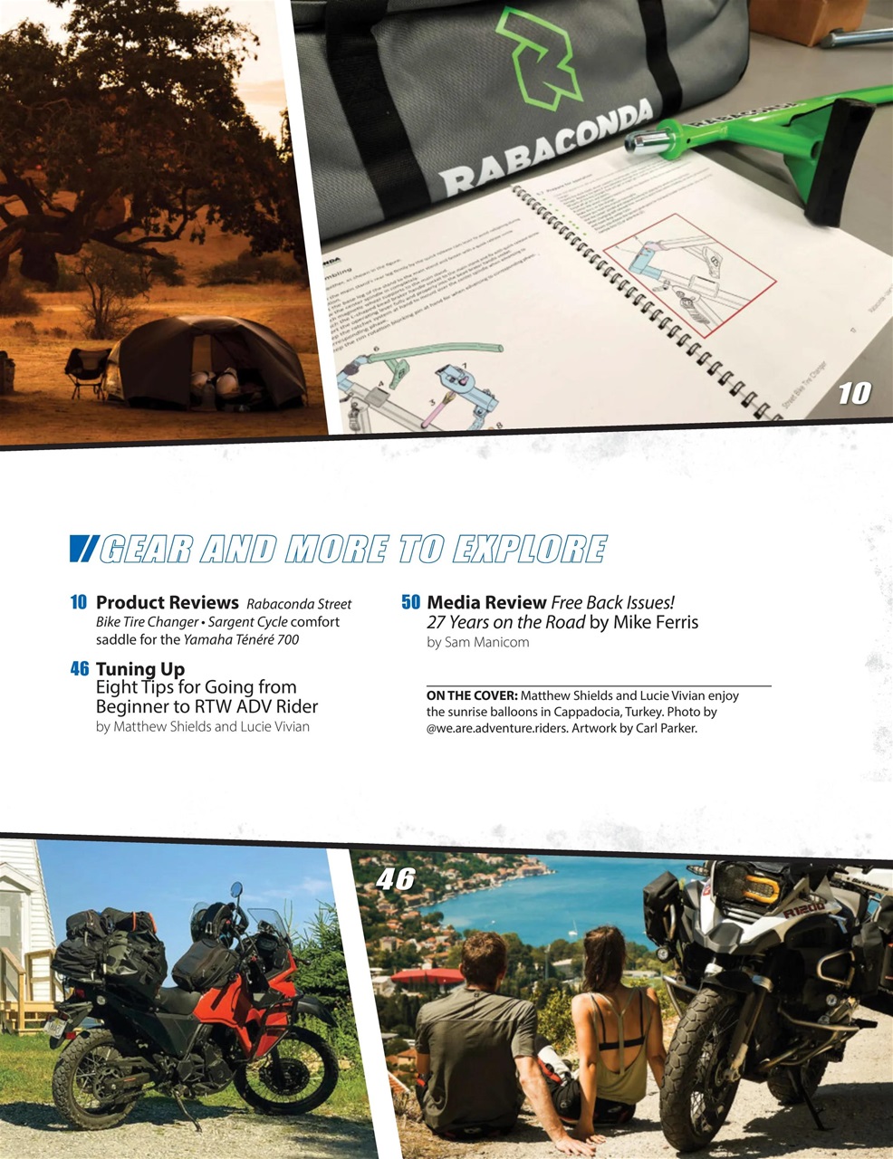 Adventure Motorcycle Preview Pages