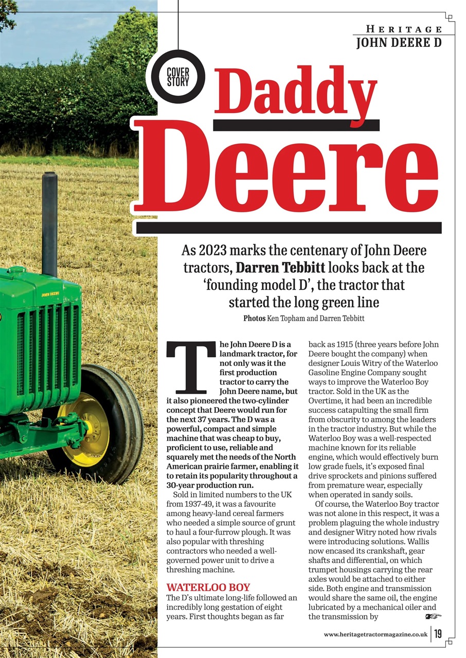 Classic Tractor Preview Pages
