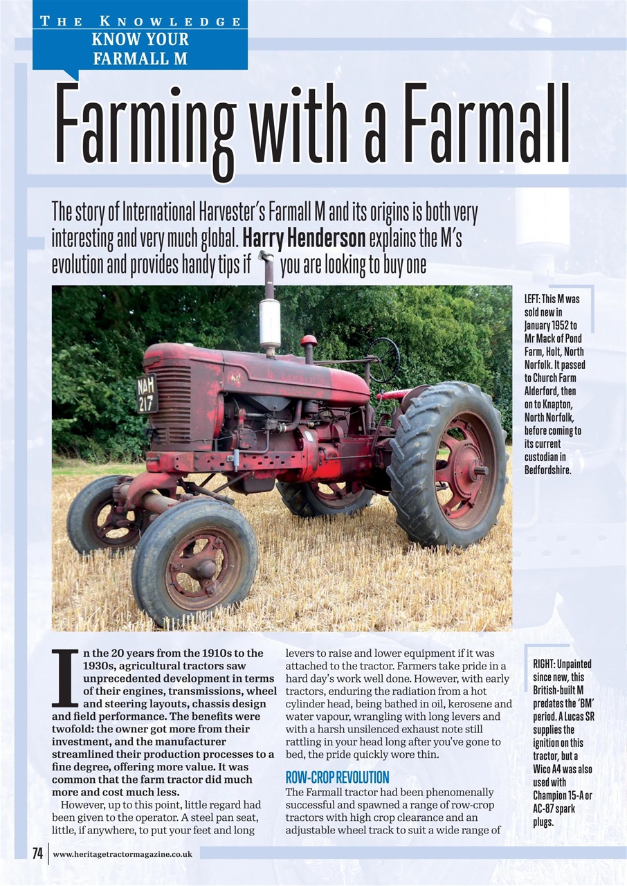 Classic Tractor Preview Pages