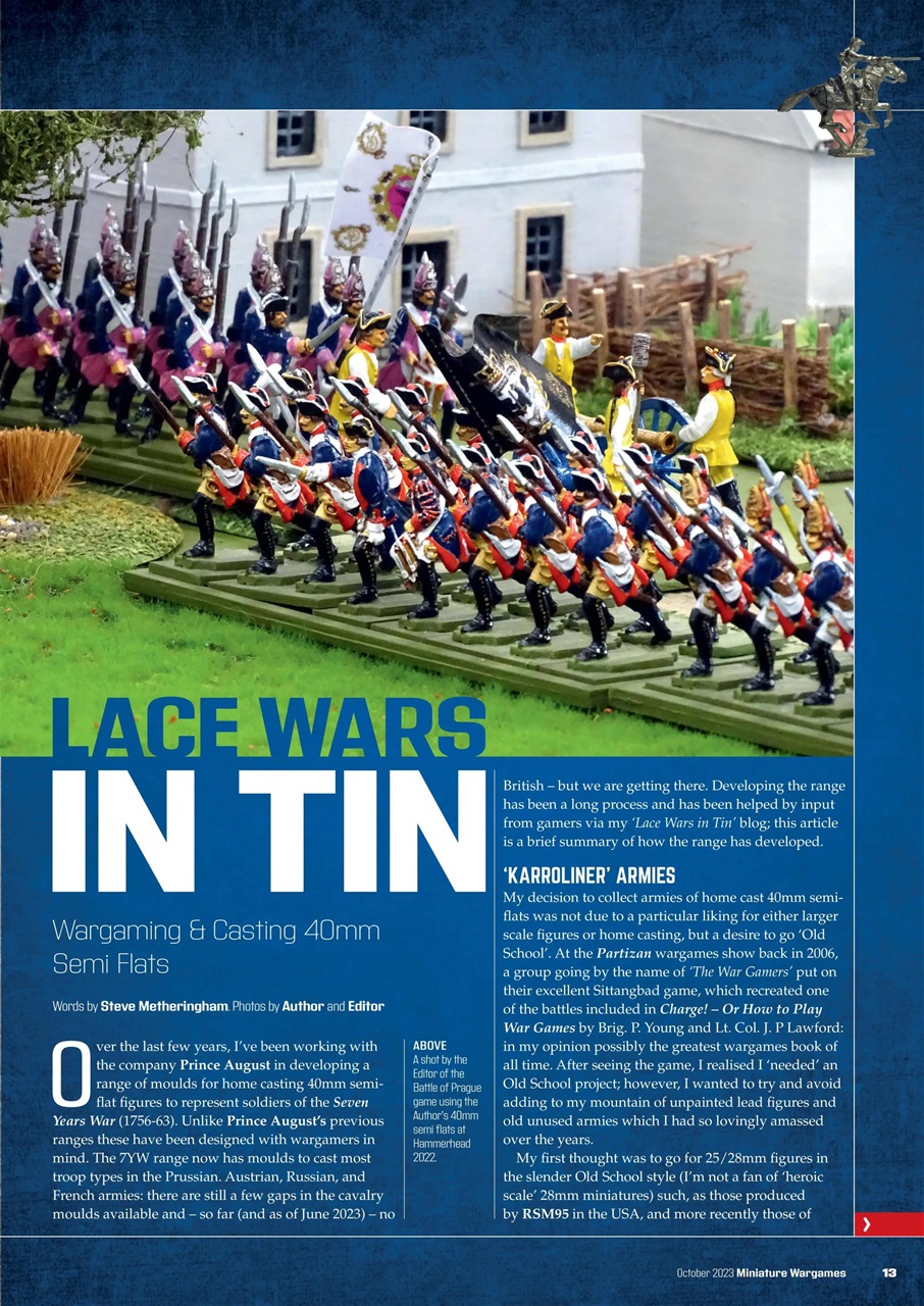 Miniature Wargames Preview Pages