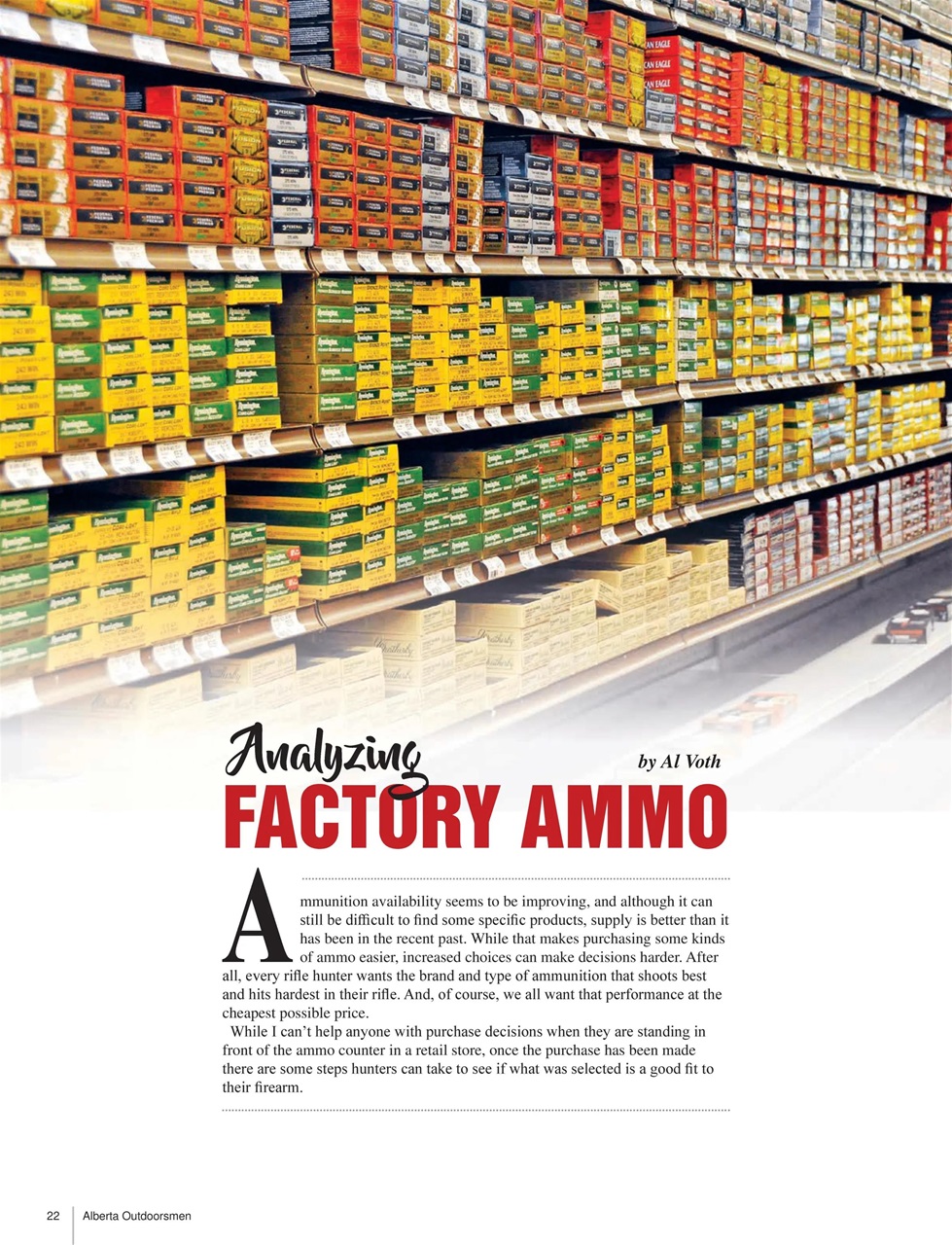 Alberta Outdoors Preview Pages