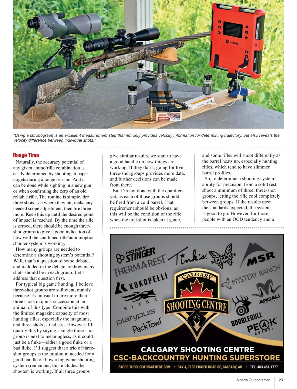 Alberta Outdoors Preview Pages