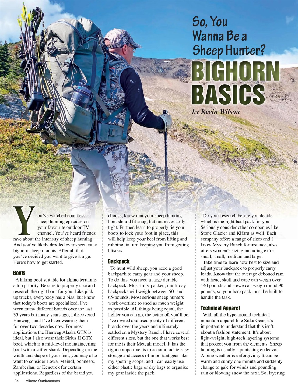 Alberta Outdoors Preview Pages