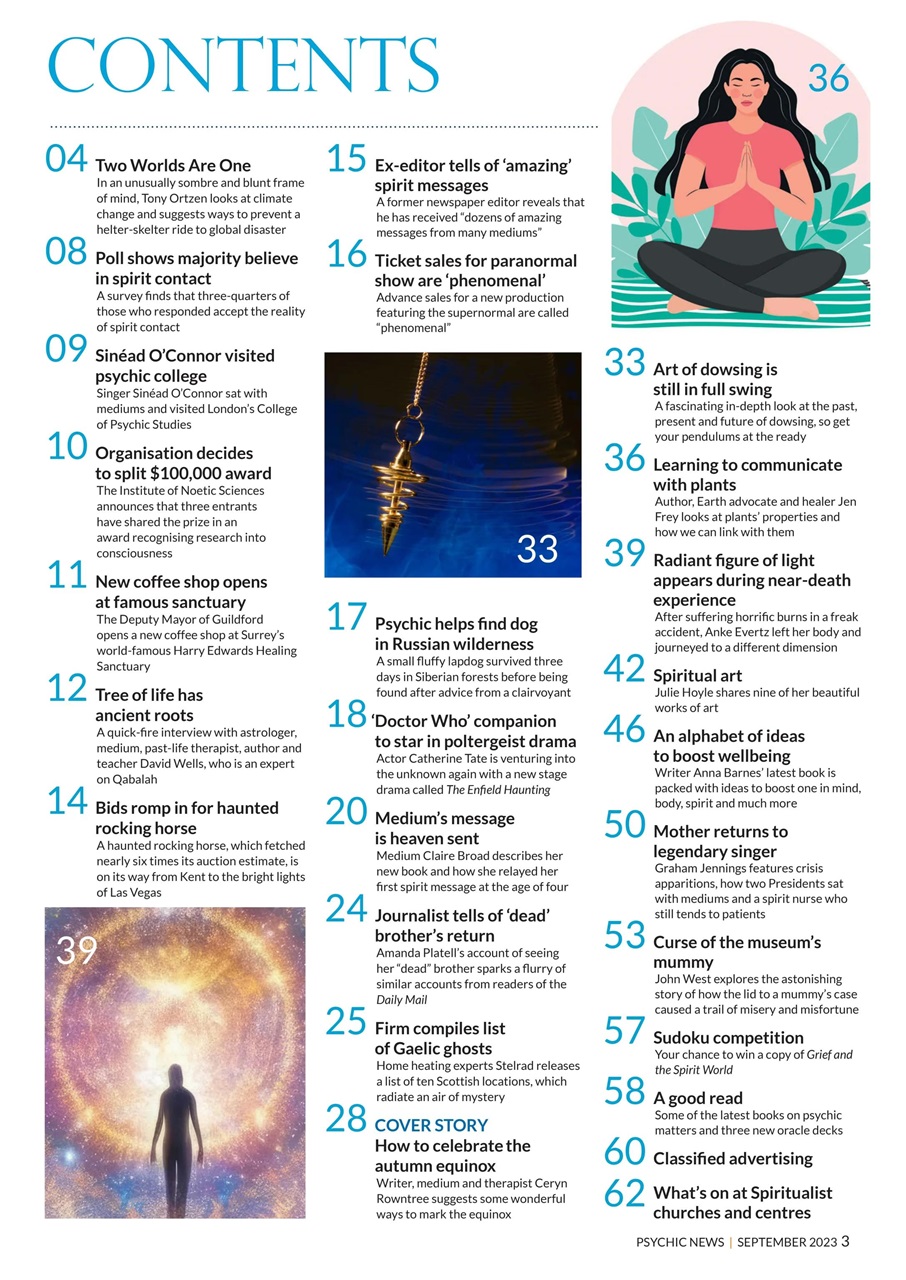 Psychic News Preview Pages