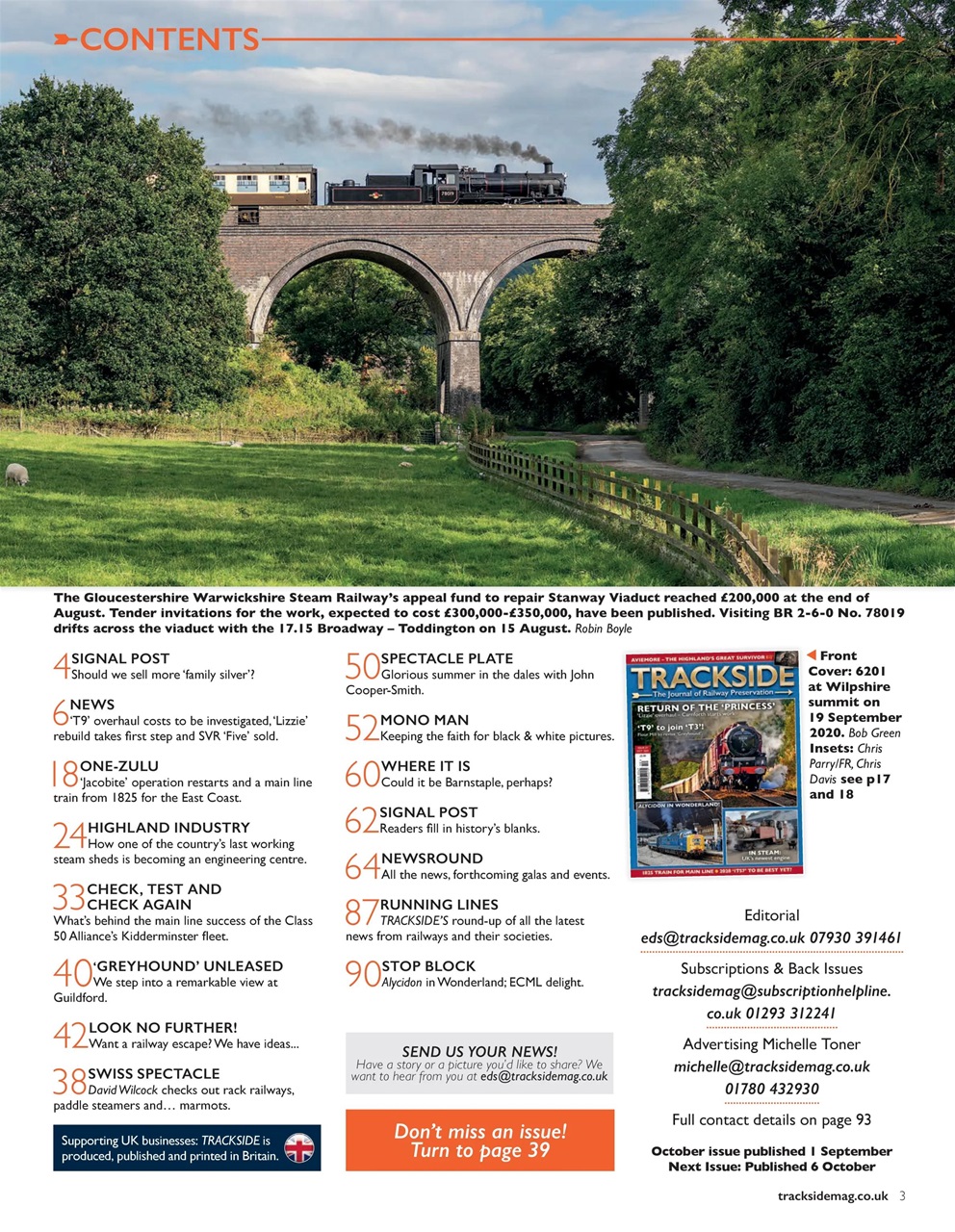 Trackside Preview Pages