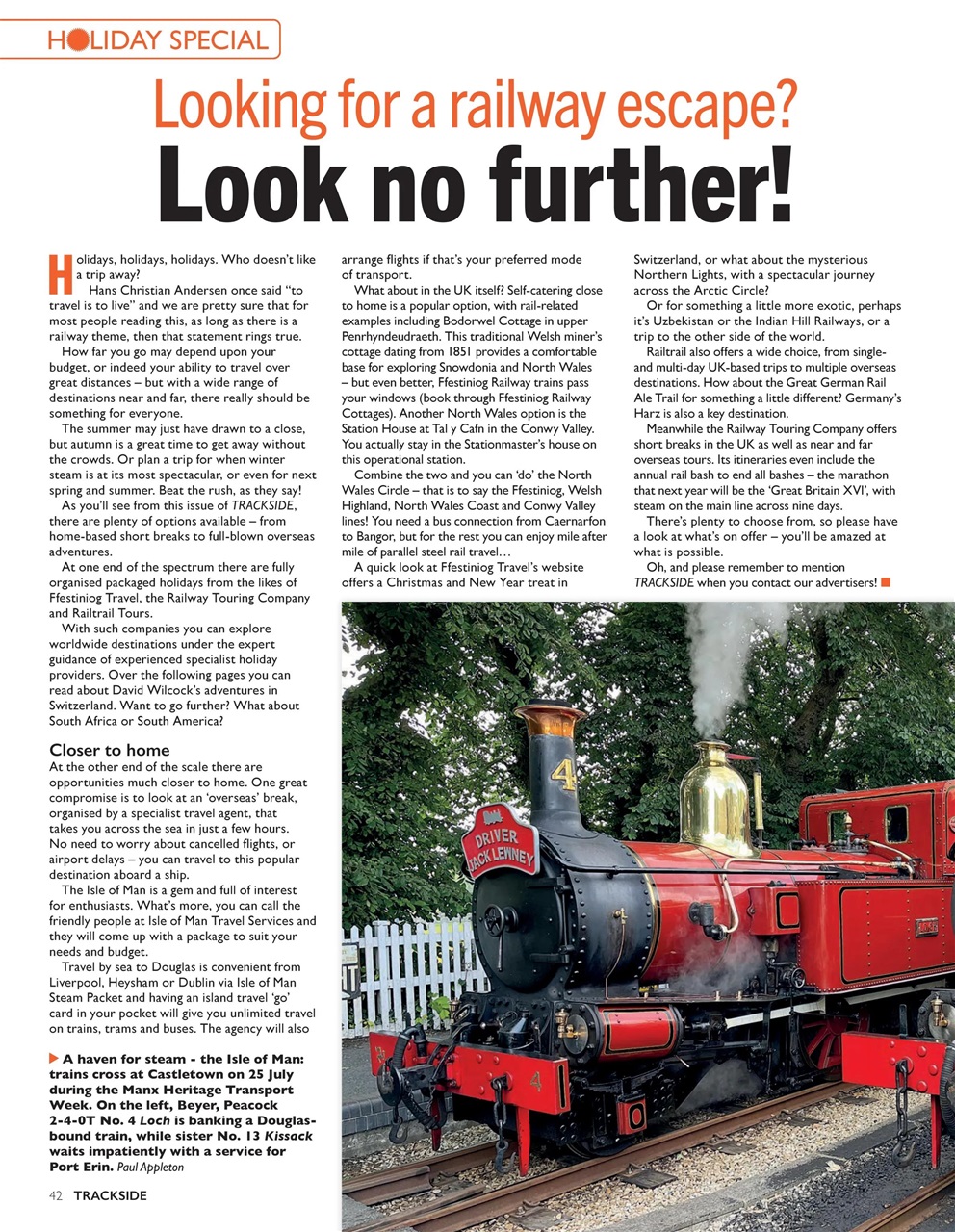 Trackside Preview Pages