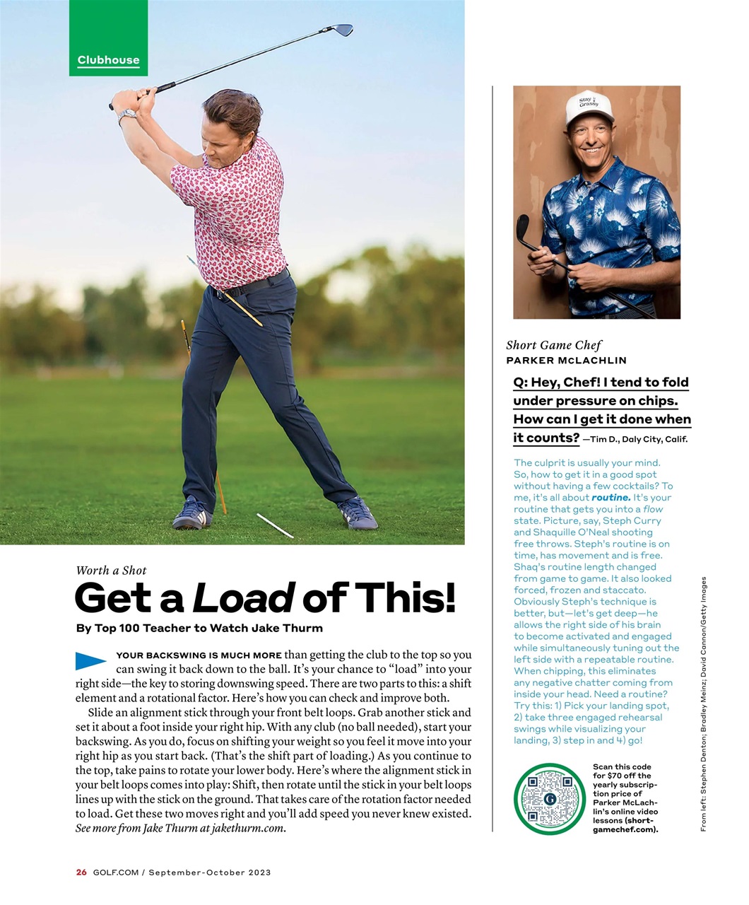 Golf Magazine Preview Pages