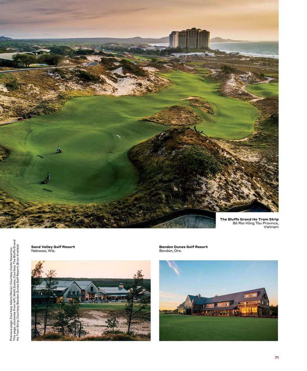 Golf Magazine Preview Pages
