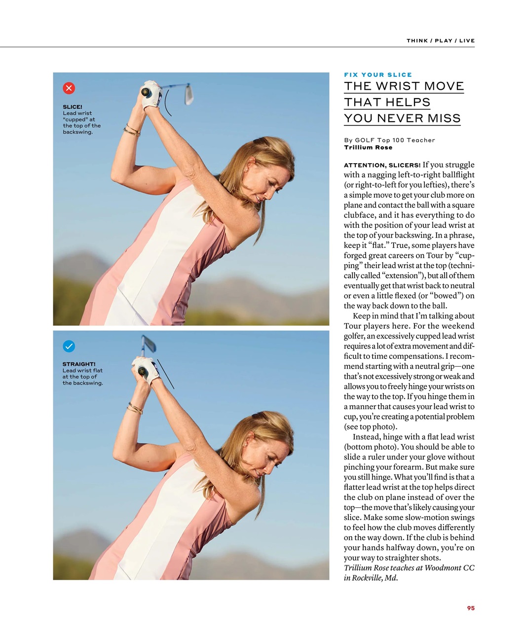 Golf Magazine Preview Pages