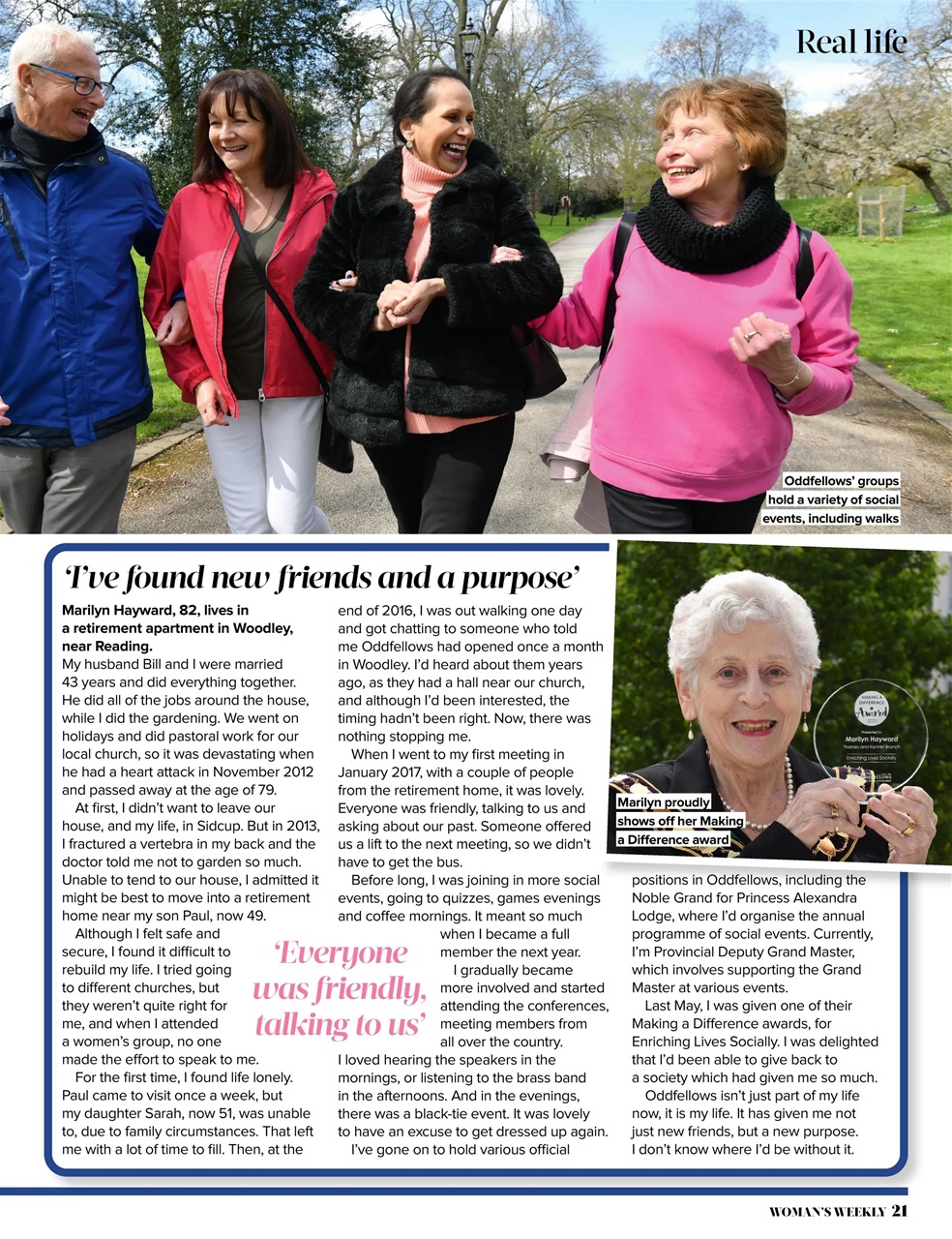 Woman's Weekly Preview Pages