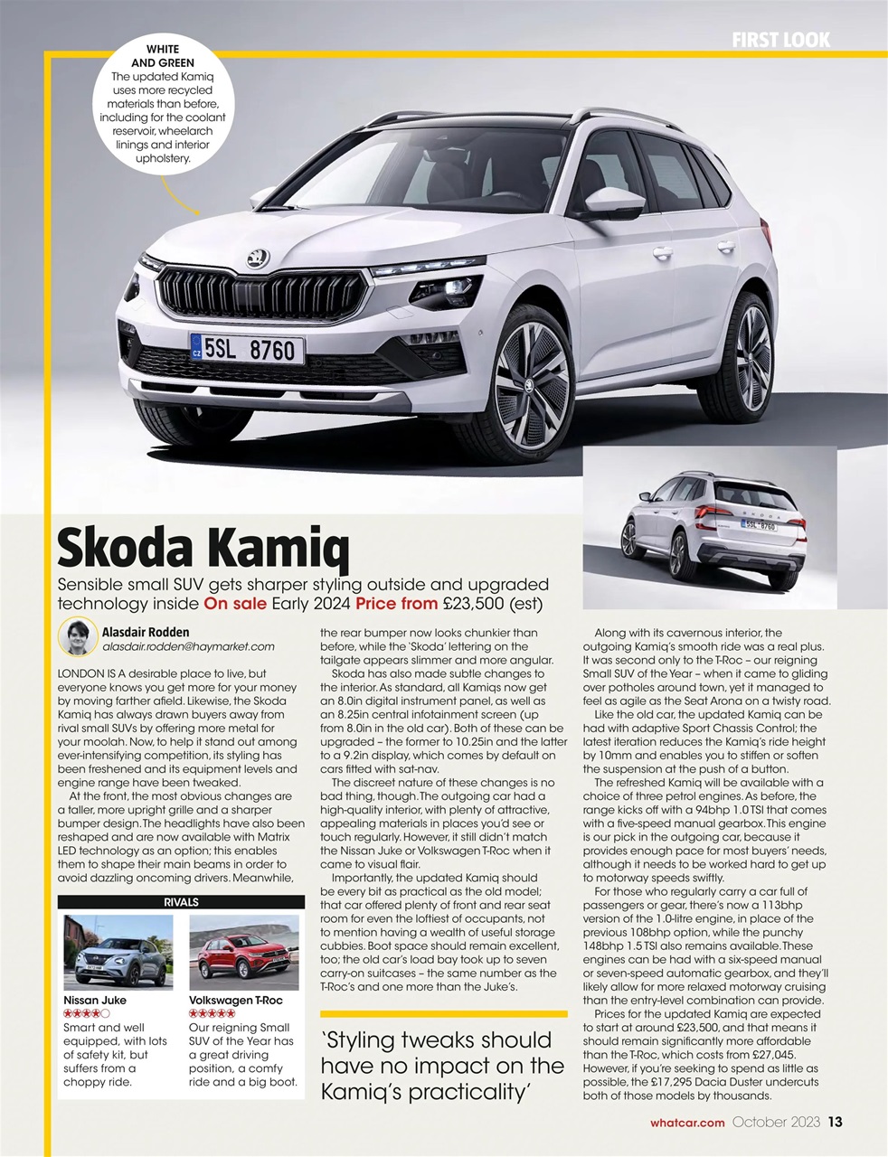 What Car? Preview Pages