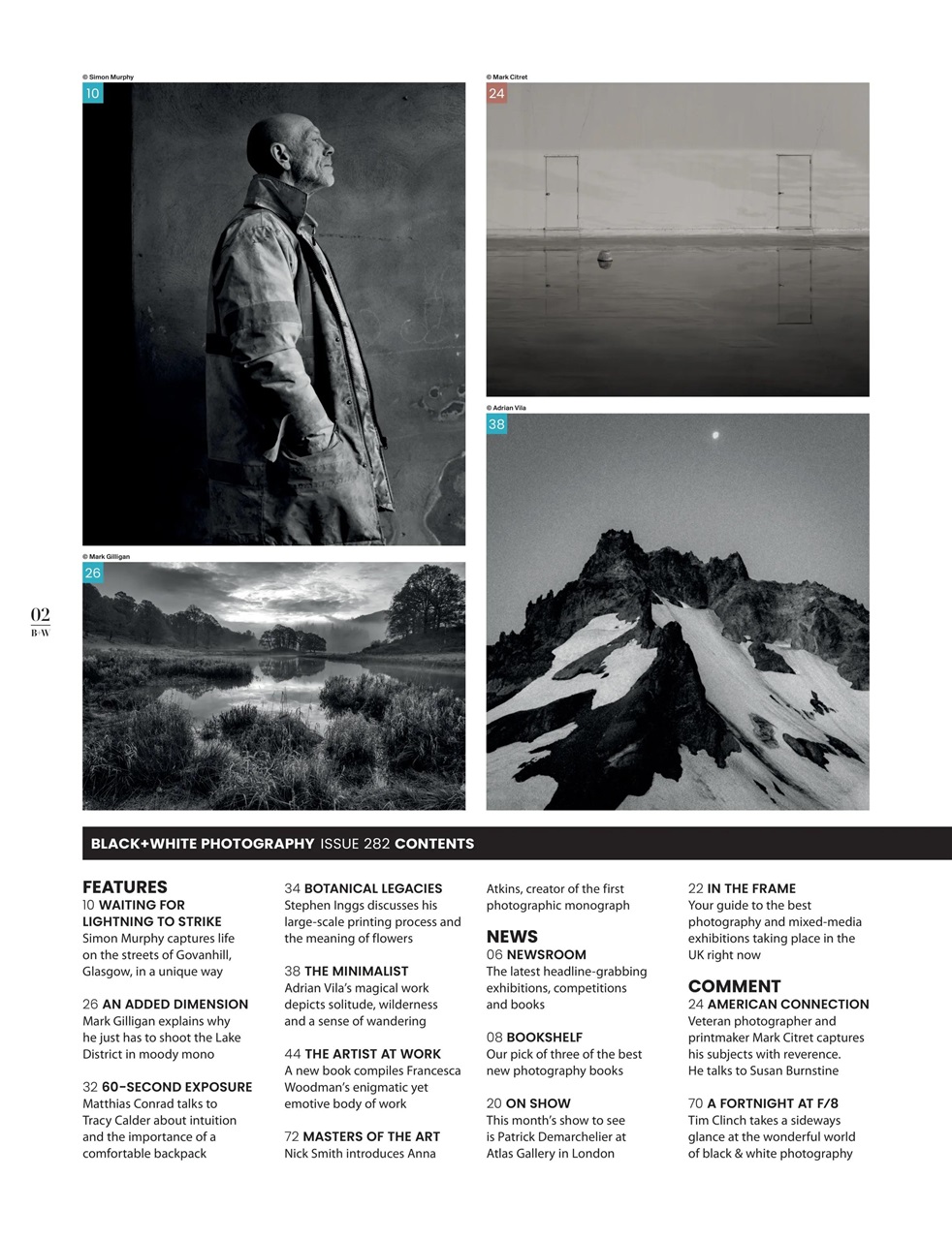 Black+White Photography Preview Pages