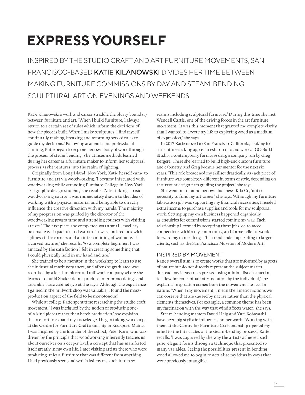 Furniture & Cabinetmaking Preview Pages