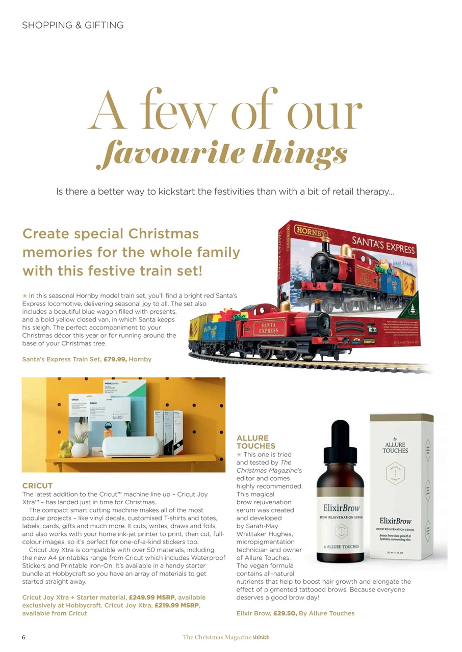 The Christmas Magazine Preview Pages