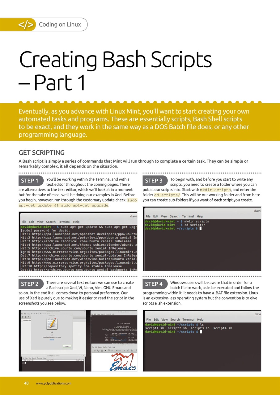 Coding User Preview Pages