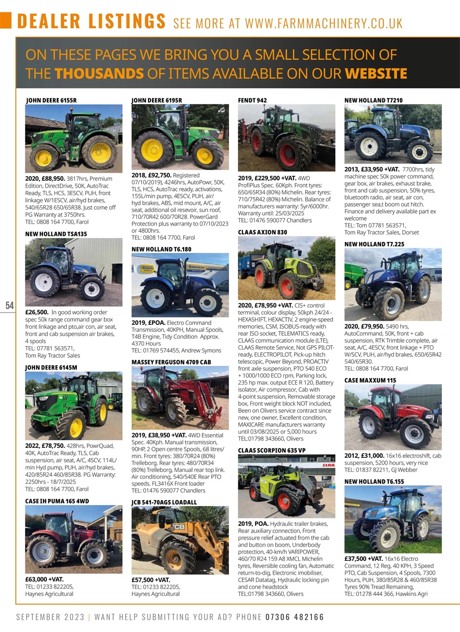 Farm Machinery Preview Pages