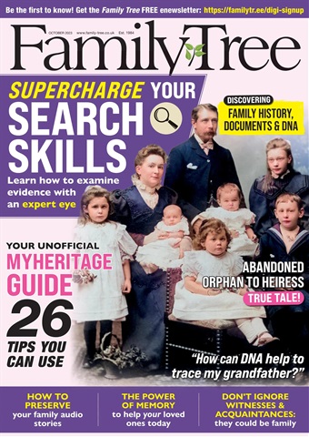 Family Tree issue October 2023