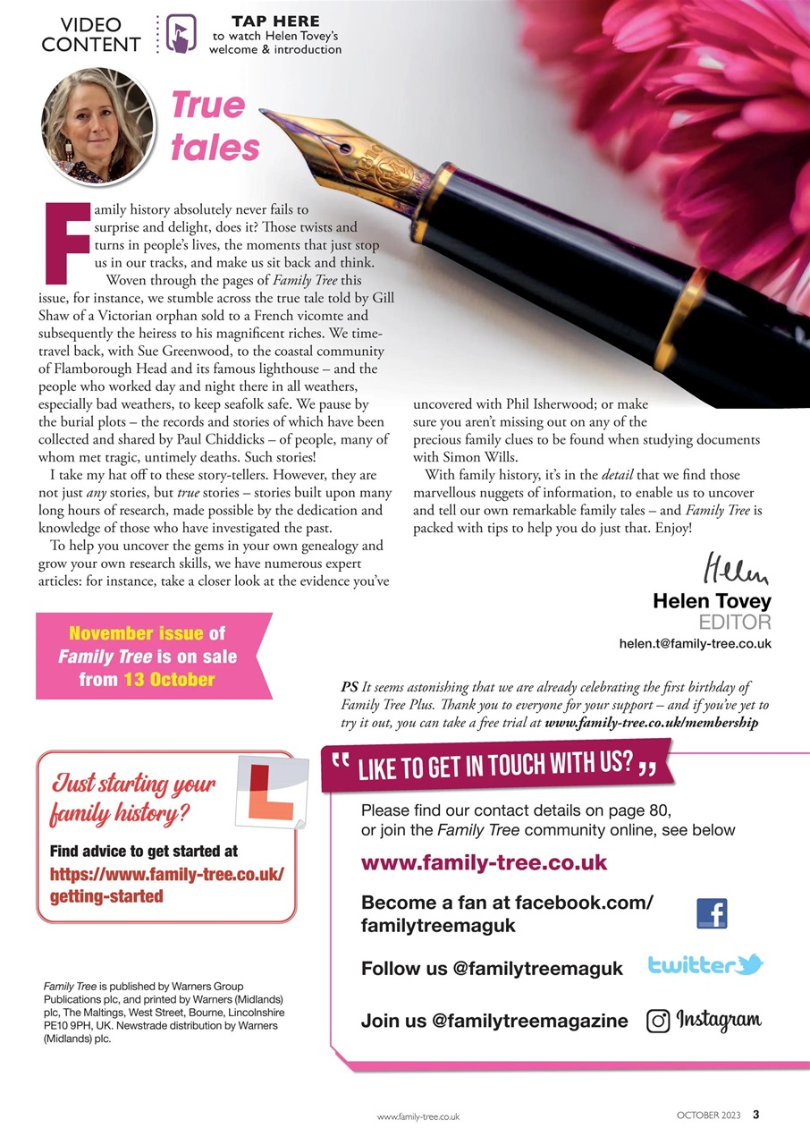 Family Tree Preview Pages