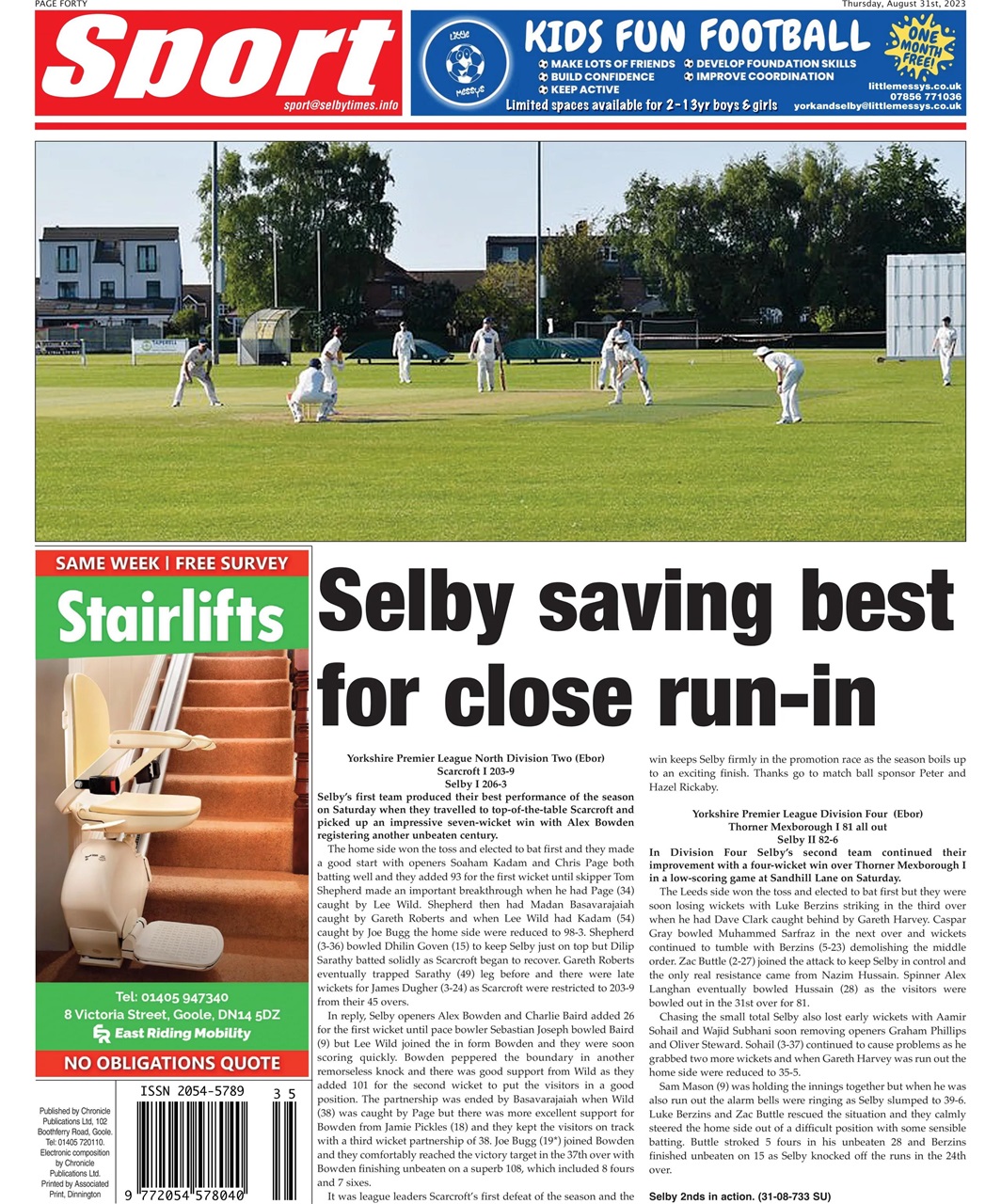 Selby Times Preview Pages